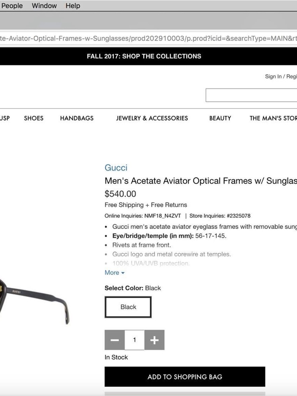 Gucci   rarely use  2 in 1 
mens acetate  aviator optical frame with sunglasses - Picture 6 of 7